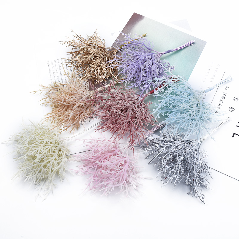 Sphagnum Moss Dry - 10pcs Multicolor Christmas Tree Decorative Flowers