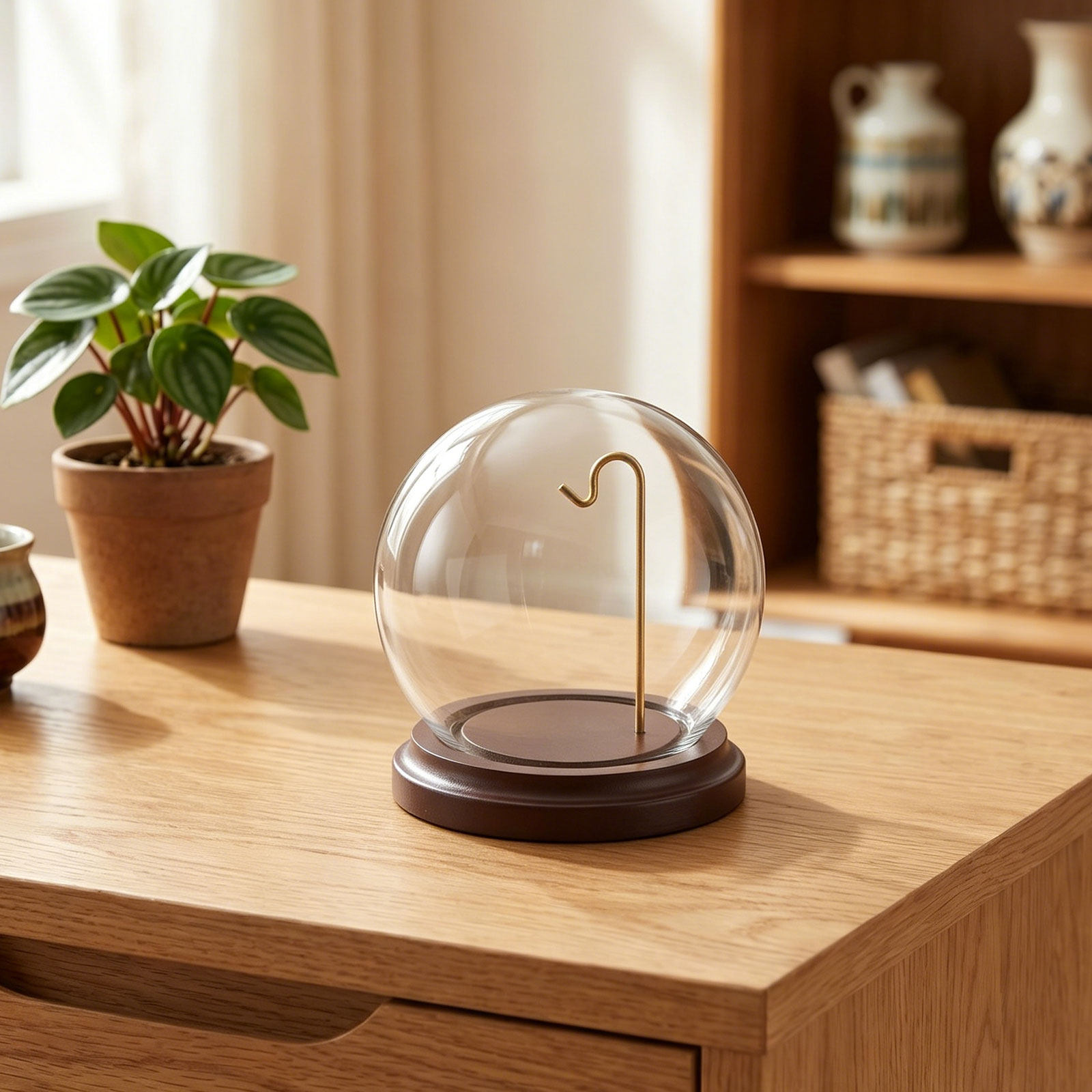 Plastic Dome Clear - Pocket Watch Display Dome Clear Glass