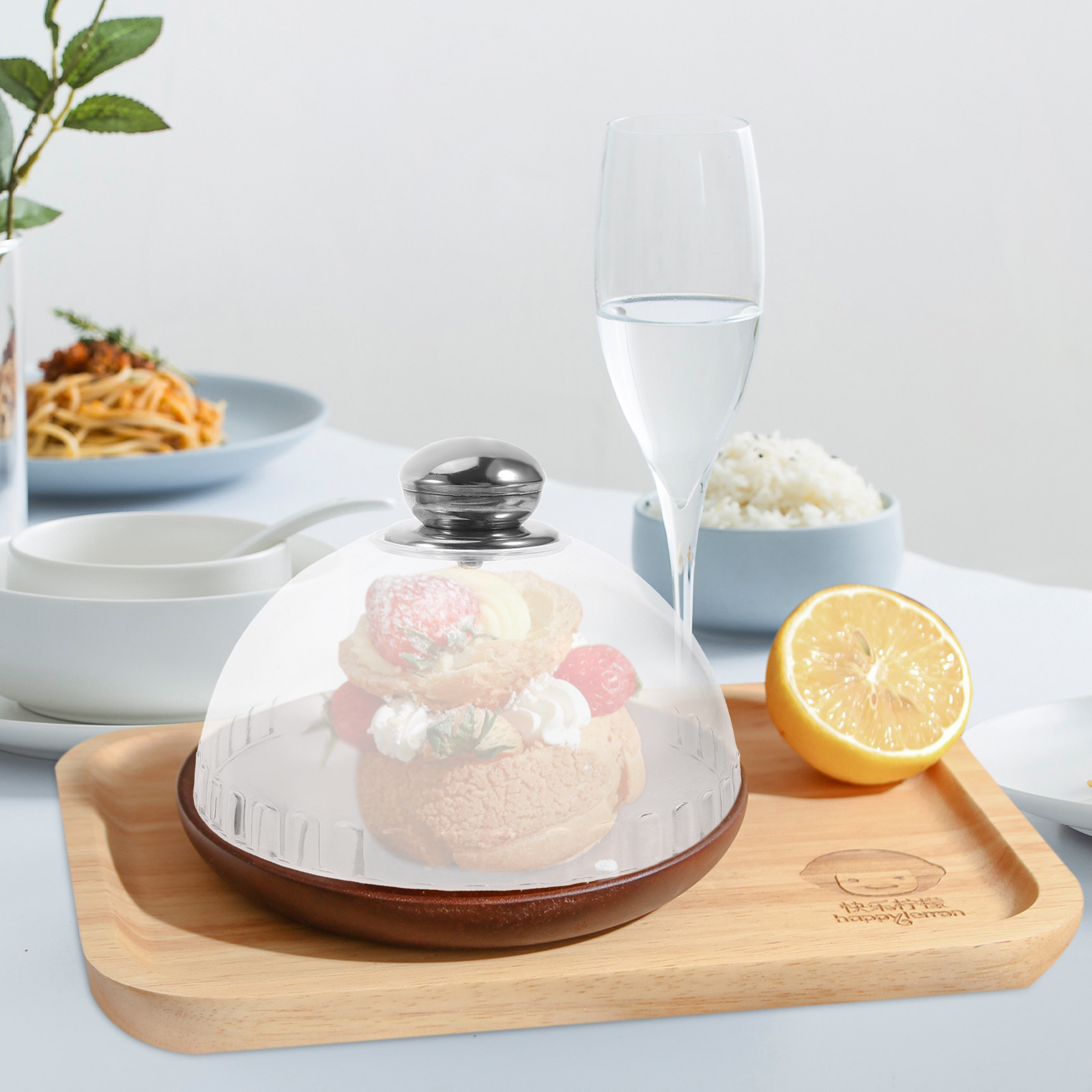Clear Acrylic Cake Dome Cover  - đánh giá và giá Plastic Dome Clear