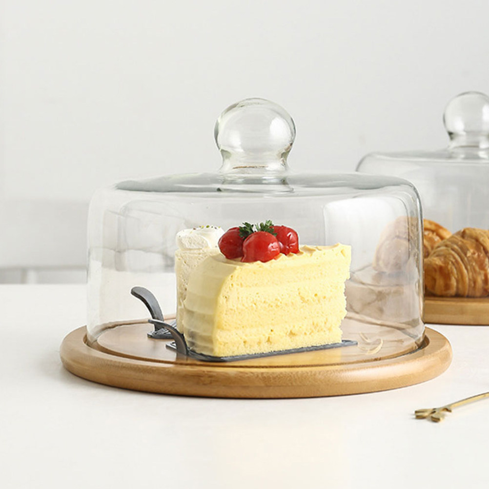 18Cm Glass Cake Dome Cover Cle - đánh giá và giá Plastic Dome Clear