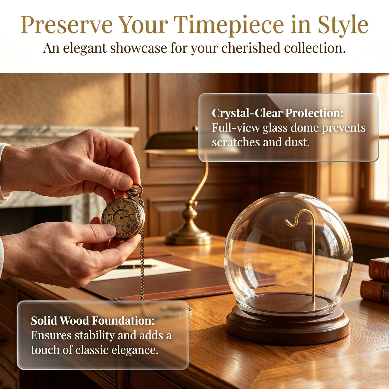 Pocket Watch Display Dome Clea - đánh giá và giá Plastic Dome Clear