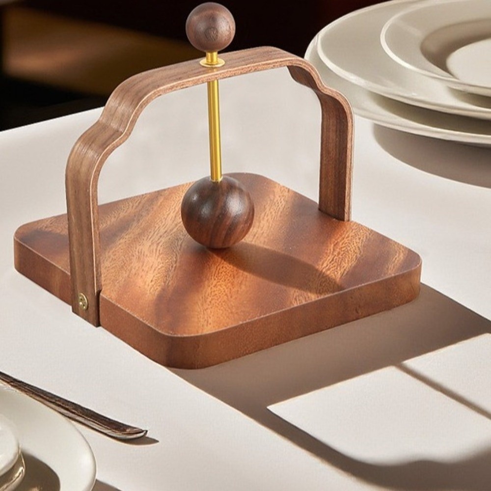 Napkin Stand Retro Walnut Wood - đánh giá và giá Agar Tissue Culture